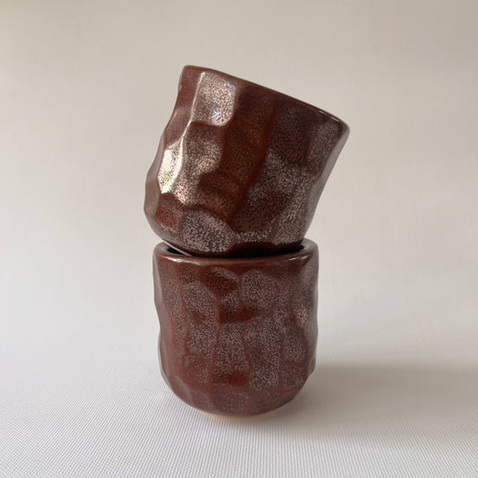 Shots de Cerámica Artesanal Cobre